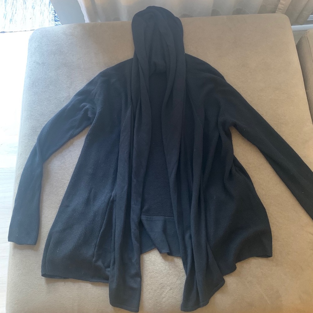 Lululemon Black Wrap Sweater Size 12